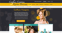 Desktop Screenshot of coiffurekarinebrosseau.com